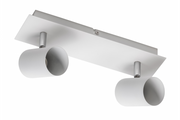 Ceiling luminaire VENETO, IP20, max. 20W, 2 x GU10, round, white
