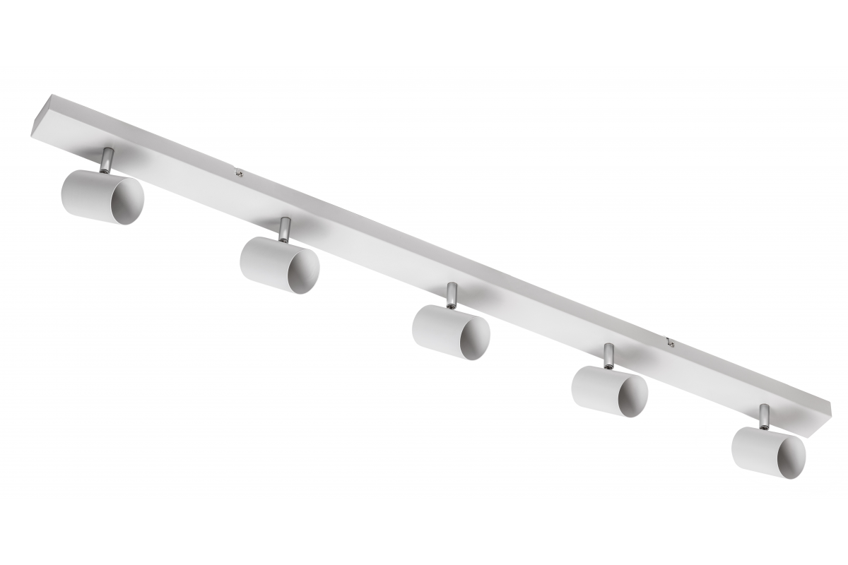 Ceiling luminaire VENETO, IP20, max. 20W, 5 x GU10, round, white