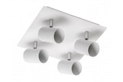 Ceiling luminaire VENETO, IP20, max. 20W, 4 x GU10, round/square, white