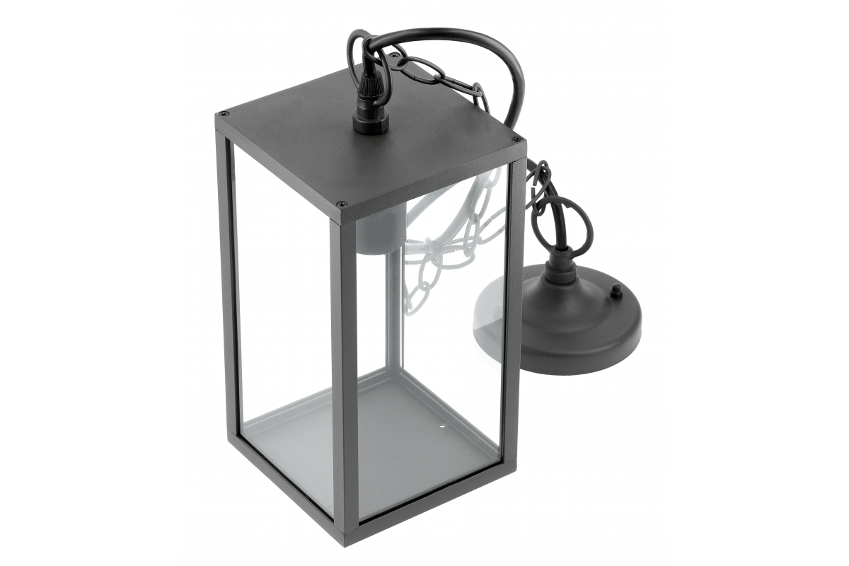 Garden fixture suspended VENTANA-H,E27, MAX.20W,IP54,AC220-240V,50-60Hz,black