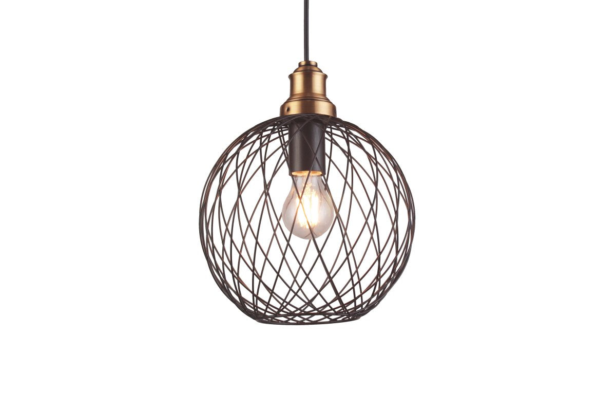 Ceiling fixture VIELA 1,6972,AC220-240V,50/60Hz,1*E27, IP20, Diameter 25 CM,single,black