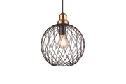 Ceiling fixture VIELA 1,6972,AC220-240V,50/60Hz,1*E27, IP20, Diameter 25 CM,single,black