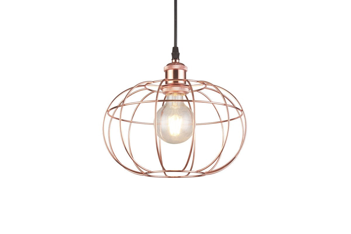Ceiling fixture VIELA 4,7047,AC220-240V,50/60Hz,1*E27, IP20, Diameter 27,5 CM,single, copper