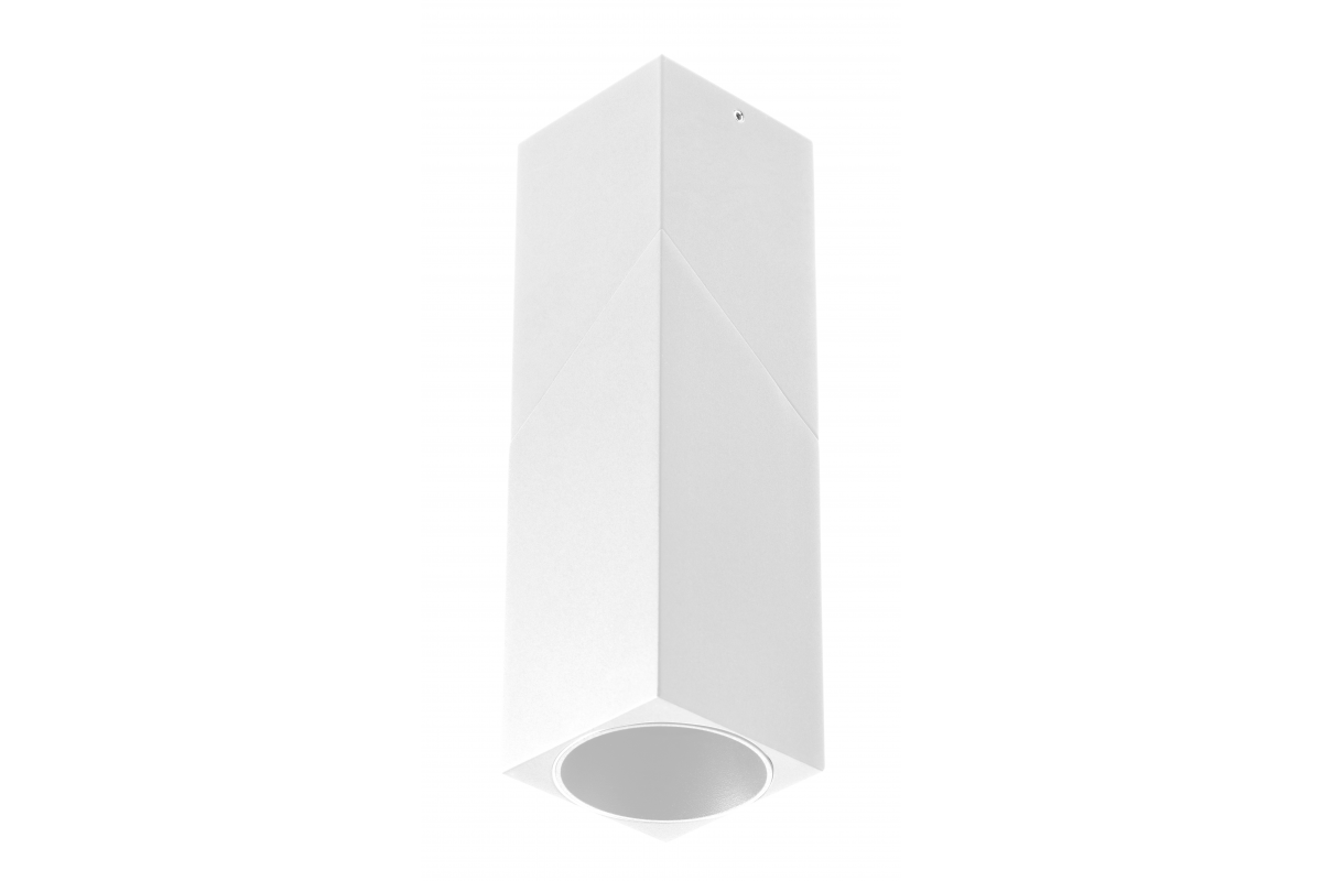 Luminaria de techo VIRGO, máx. 250V, 50/60Hz, 57x57x152mm, IP20, máx. 20W, cuadrada, blanca