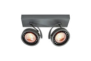 Ceiling fixture Wally,4304,AC220-240V, 50/60 Hz, IP 20 ,2*Gu10,ES111, double, graphite