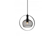 Ceiling fixture XALIS 1, 7214,AC220-240V,50/60Hz,1*E27, IP20, Diameter 30 CM, single, black