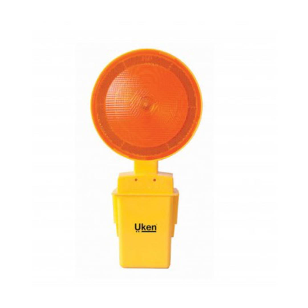 UKEN U6312 Road Light Round With Single Battery 2OMM