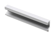 Aluminium profile studded C, 3.5 m, anodized