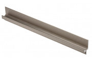 Continuous aluminium handle profile L l=3500mm brushed steel