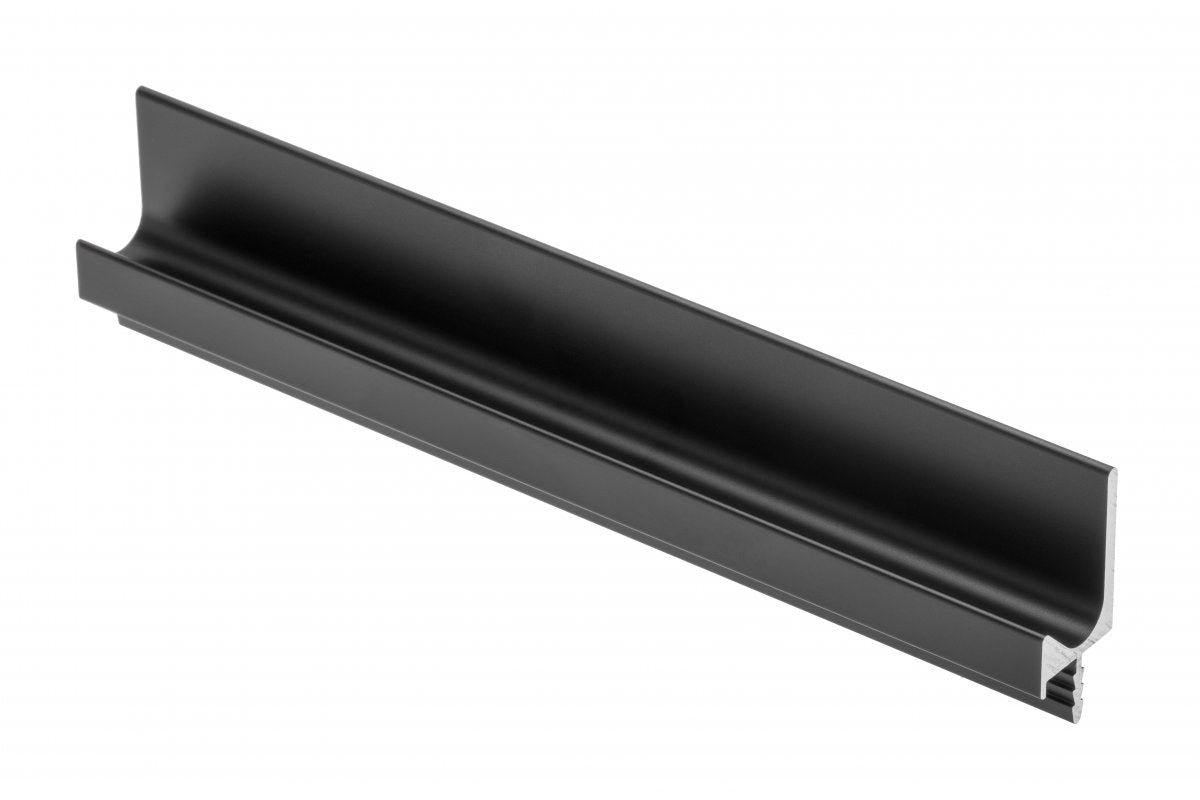 Continuous aluminium handle profile L l=3500mm black mat