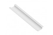 Perfil de aluminio LED con ala GLAX blanca, 2 m (empotrado)