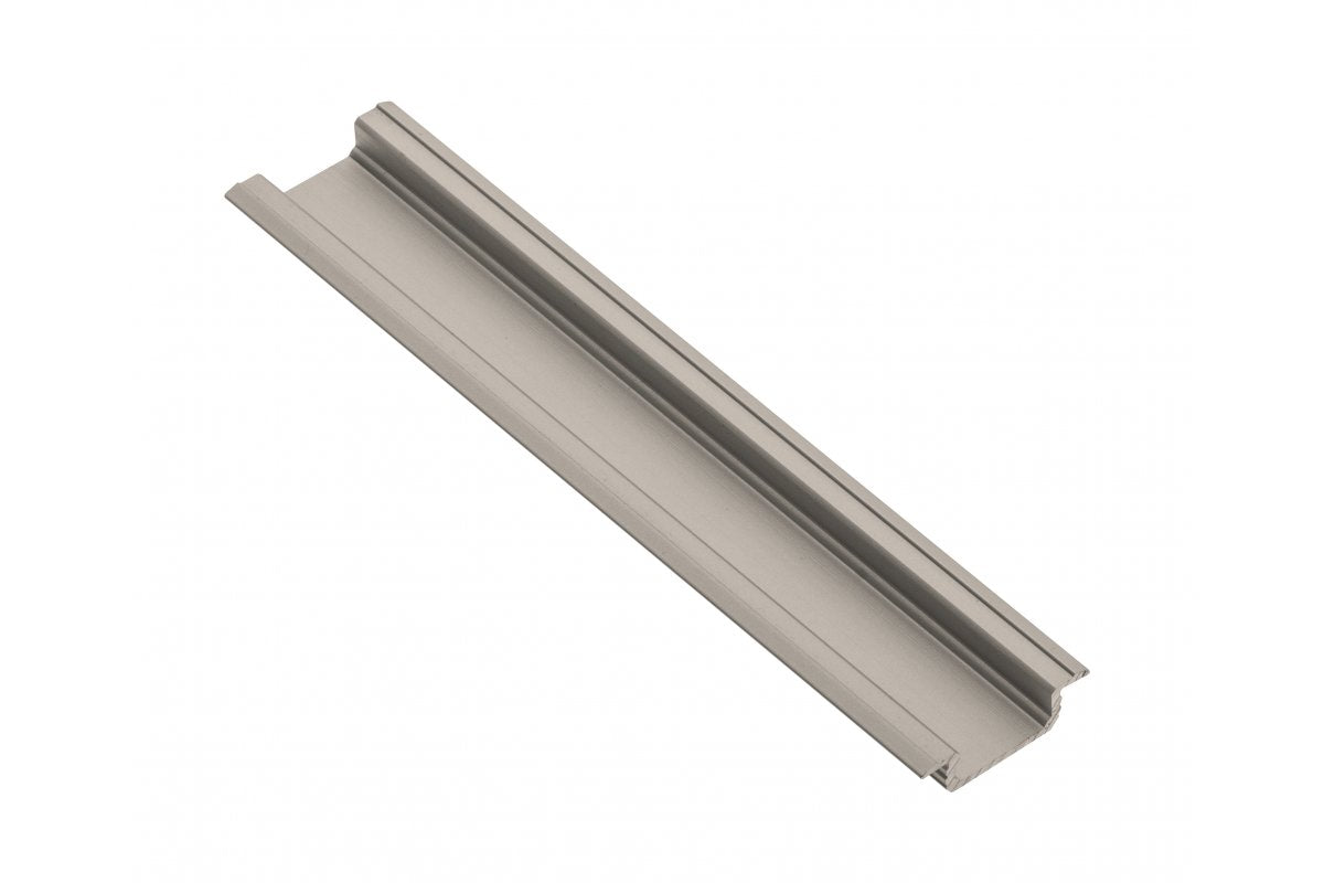 LED aluminum profile with GLAX champagne flange 2 m (mortise)