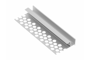 LED PROFILE GLAX ceiling for GK panels 3m + technical casing, non-anodized