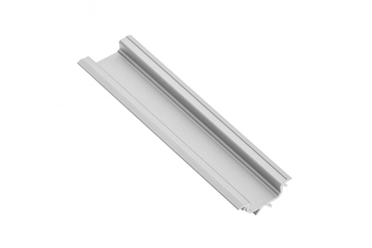 LED angular aluminium profile GLAX silver 2 m
