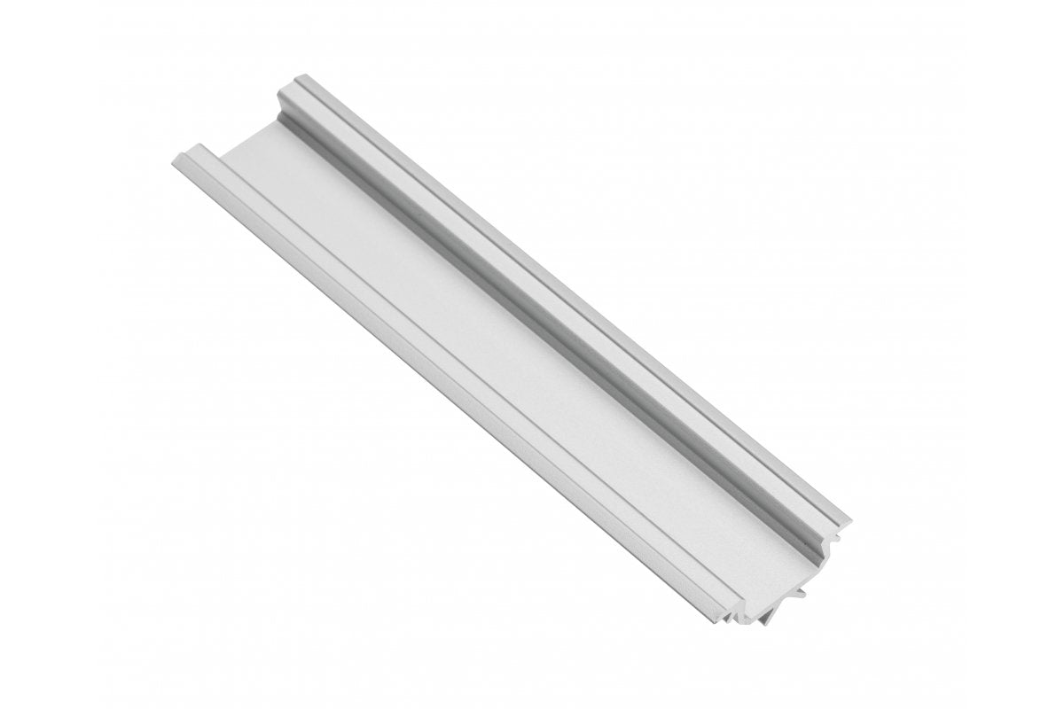 LED angular aluminium profile GLAX silver 3,05 m