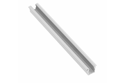 Aluminium profile LED micro- recessed GLAX silver L=2 m