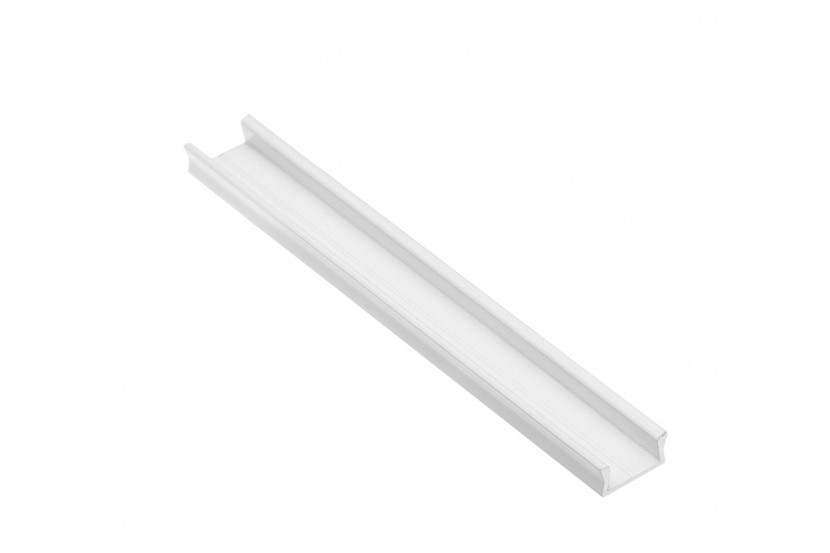 LED applied aluminum profile GLAX Mini white 2 m