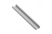 Perfil de aluminio LED de aplicación GLAX Mini plateado 3,05 m