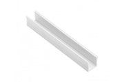 Perfil de aluminio LED de aplicación GLAX Mini alto de 14 mm blanco 2 m