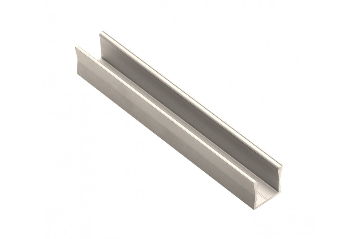 LED Aluminum Profile Applied GLAX Mini High 14mm Champagne 2m