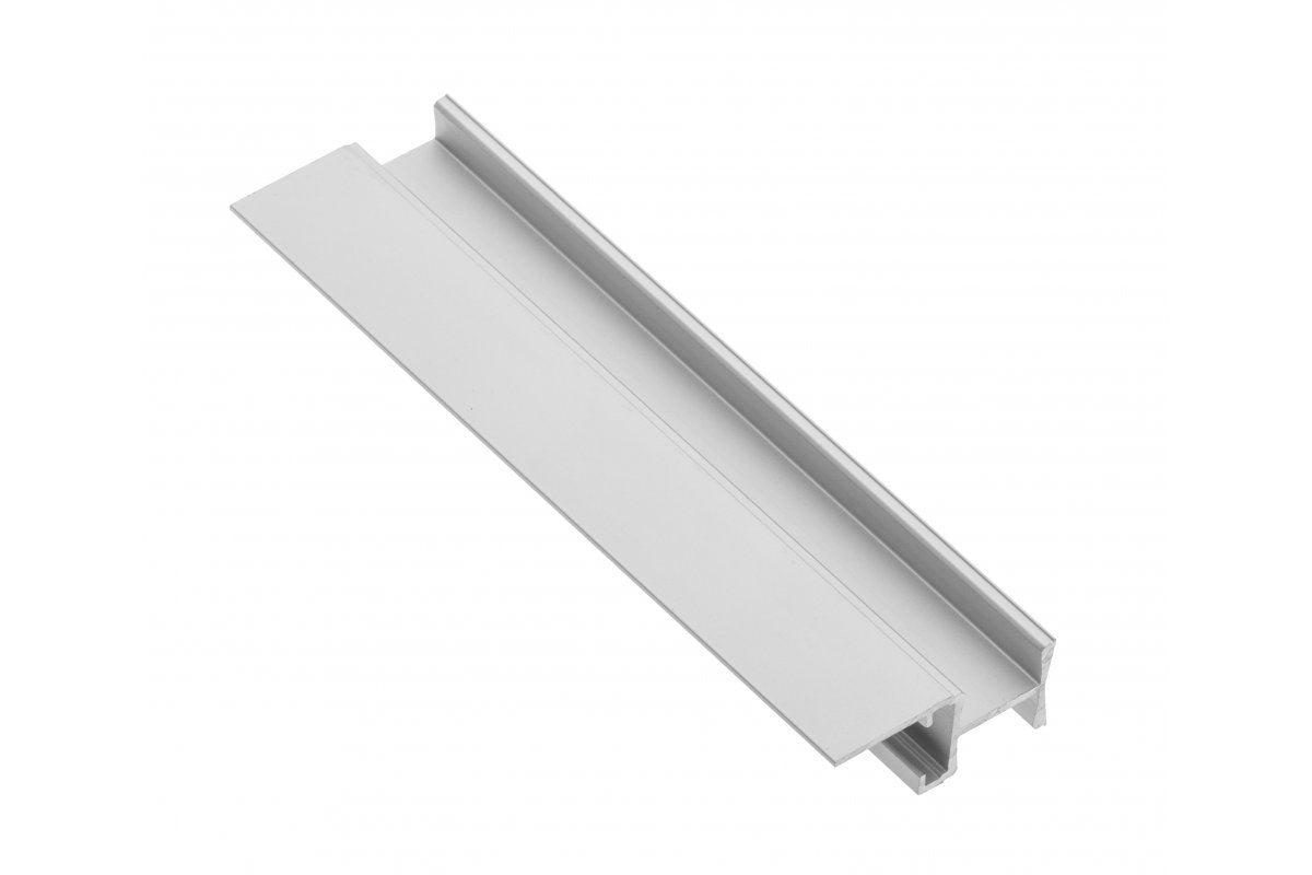 LED half-hook aluminum profileGLAX Mini silver 2 m