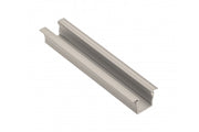 Perfil de aluminio para LED con brida mini GLAX, alto 12.5mm, champán, 2m (embutido)