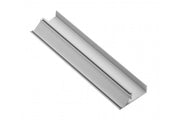 Aluminum profile LED plinth, studded GLAX silver PLATE 16mm 3m