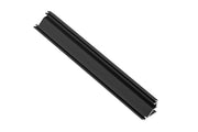 Perfil angular de aluminio LED - de superficie GLAX negro mate L=2 m
