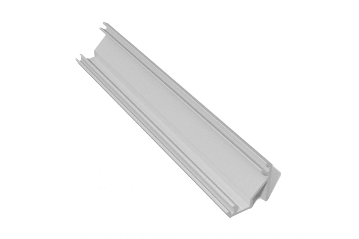 led angular aluminium profile - applied GLAX silver L=2 m