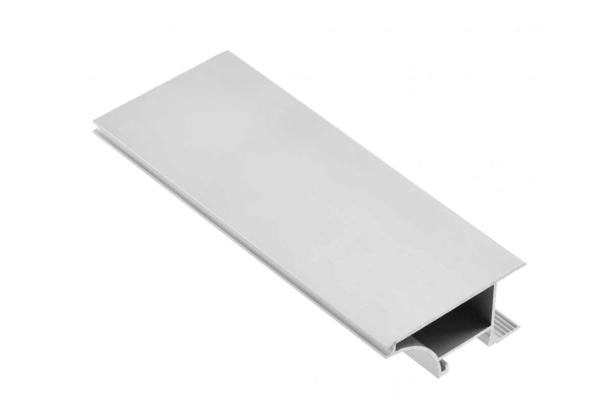 Led coronary aluminium profile - GLAX silver PLATE 16mm L=2m