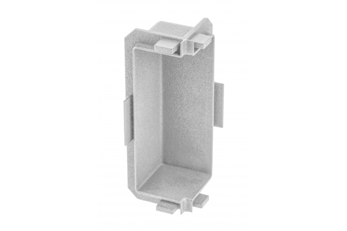 Internal connector VELLO profile C, aluminium colour, (10 pcs/op.)