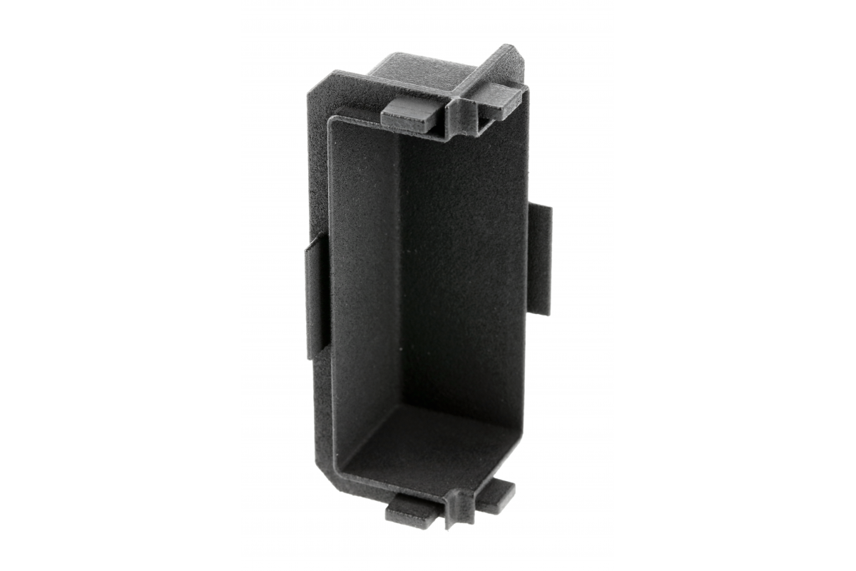 VELLO internal connector C profile, black, (10 pcs/op.)