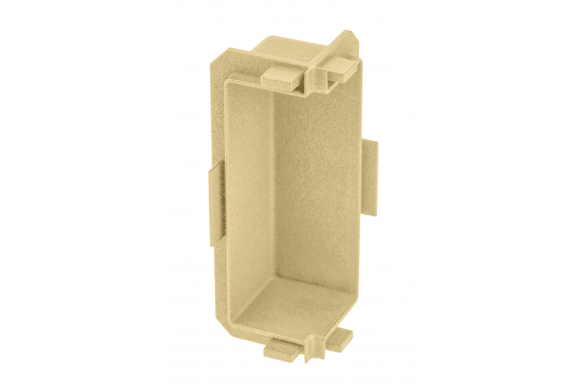 VELLO internal connector C profile, gold, (10 pcs/op.)