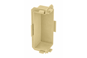 VELLO internal connector C profile, gold, (10 pcs/op.)