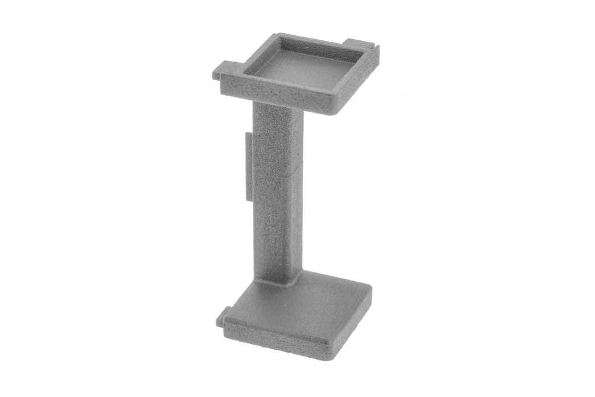 External connector VELLO profile C, inox, (10 pcs./op.)