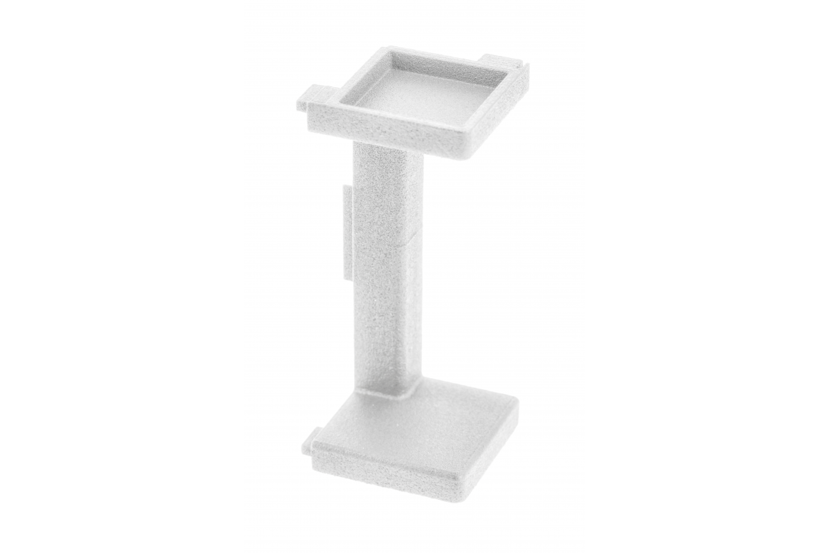 VELLO external connector C-profile, white, (10 pcs/op.)