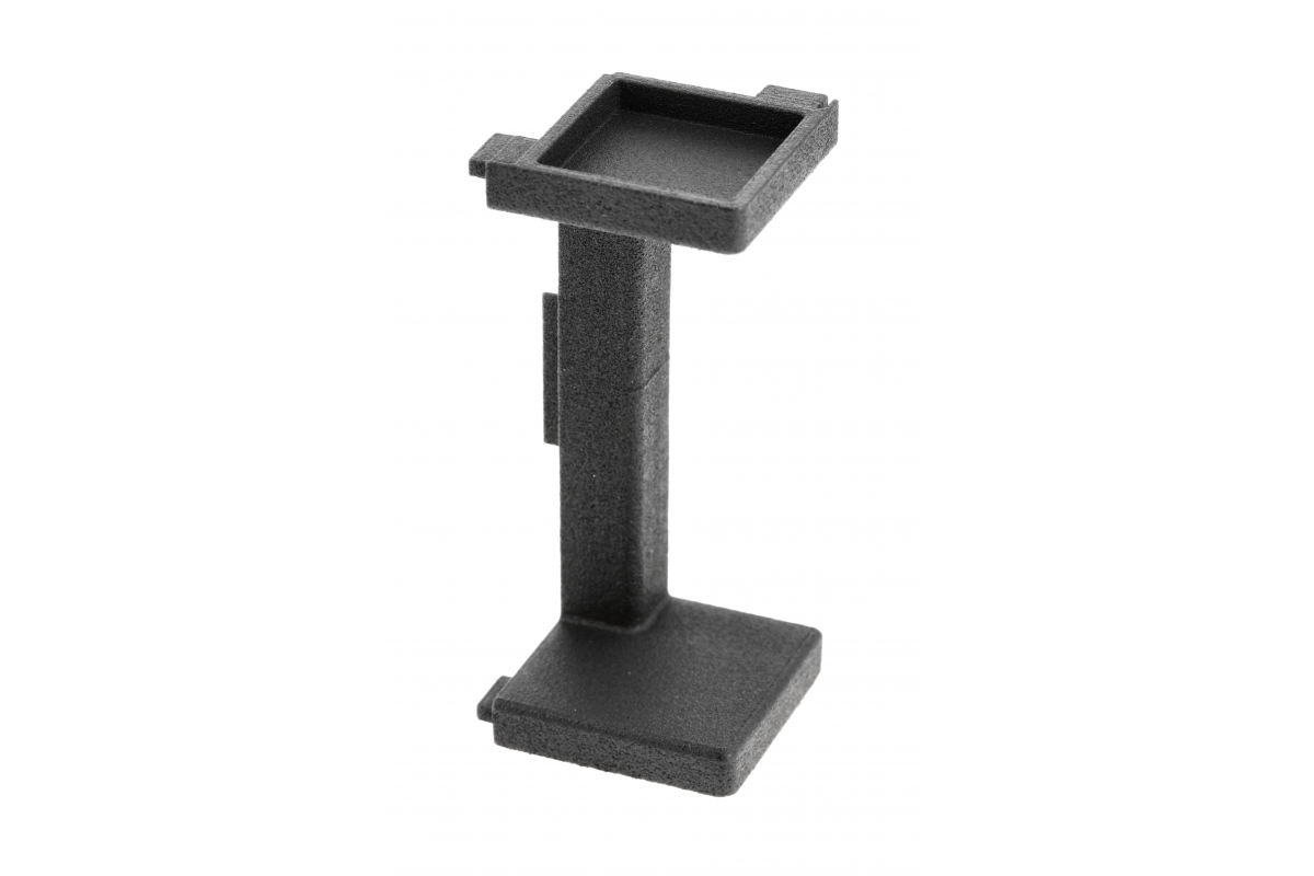 External connector VELLO profile C, black, (10 pcs/op.)