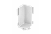 Internal connector VELLO L profile, white, (10 pcs/op.)