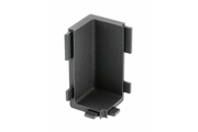 Internal connector VELLO L profile, black, (10 pcs/op.)