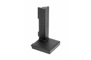 External connector VELLO L profile, black, (10 pcs/op.)