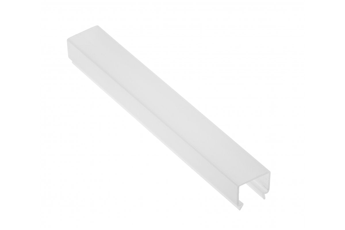 milk square cover for LED profile GLAX Mini 2 m