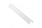 triangular milk cover for LED profile GLAX 3,05 m