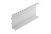 Aluminum profile, handleless system VELLO with LED function, C, white, length 4.10 m
