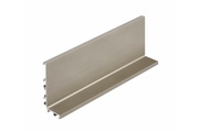 Aluminum profile, handleless system VELLO with LED function, L, inox, length 4.10 m