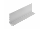 Aluminum profile, handleless system VELLO with LED function, L, white, length 3 m
