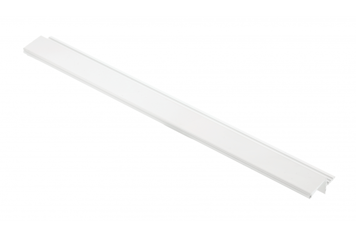 GTV VELLO profile, handleless system, retain, L=3000 mm, 16 mm, Al, white
