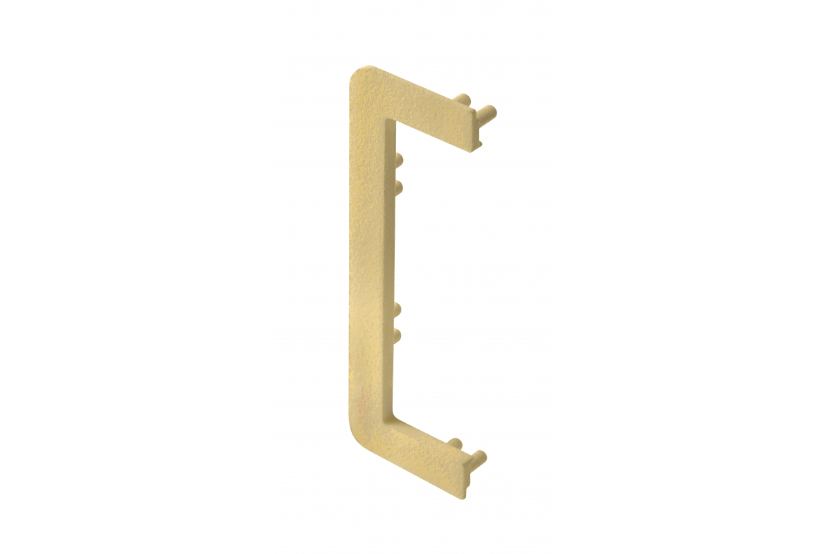 C-profile cap incomplete, VELLO handleless system with LED function, gold (10 pcs/op.)