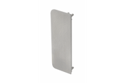 End cap for C profile - full, VELLO handleless system with LED function, silver (10 pcs / pack)