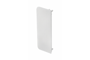 End cap for C profile - full, VELLO handleless system with LED function, white (10 pcs / pack)