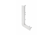 End cap for L profile, incomplete, VELLO handleless system with LED function, white left (10 pcs / pack)
